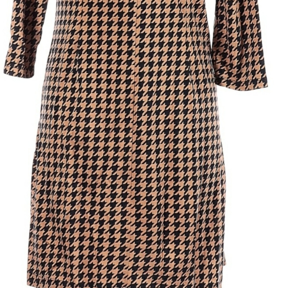 New York & Company Brown Houndtooth Dresses  - Picture 6 of 13